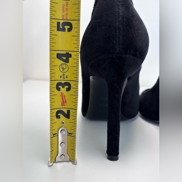 Saint Laurent Zoe Black Velvet Pointed Toe Pumps | Size 36.5 EU / 6.5 US - Picture 6 of 14